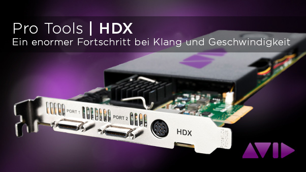 Avid Pro Tools HDX Startbild